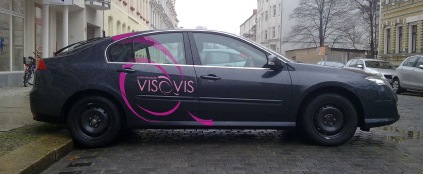 Fahrzeuggestaltung für Schönfühlsalon VISAVIS